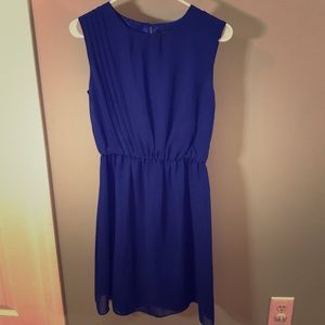 Navy blue summer dress